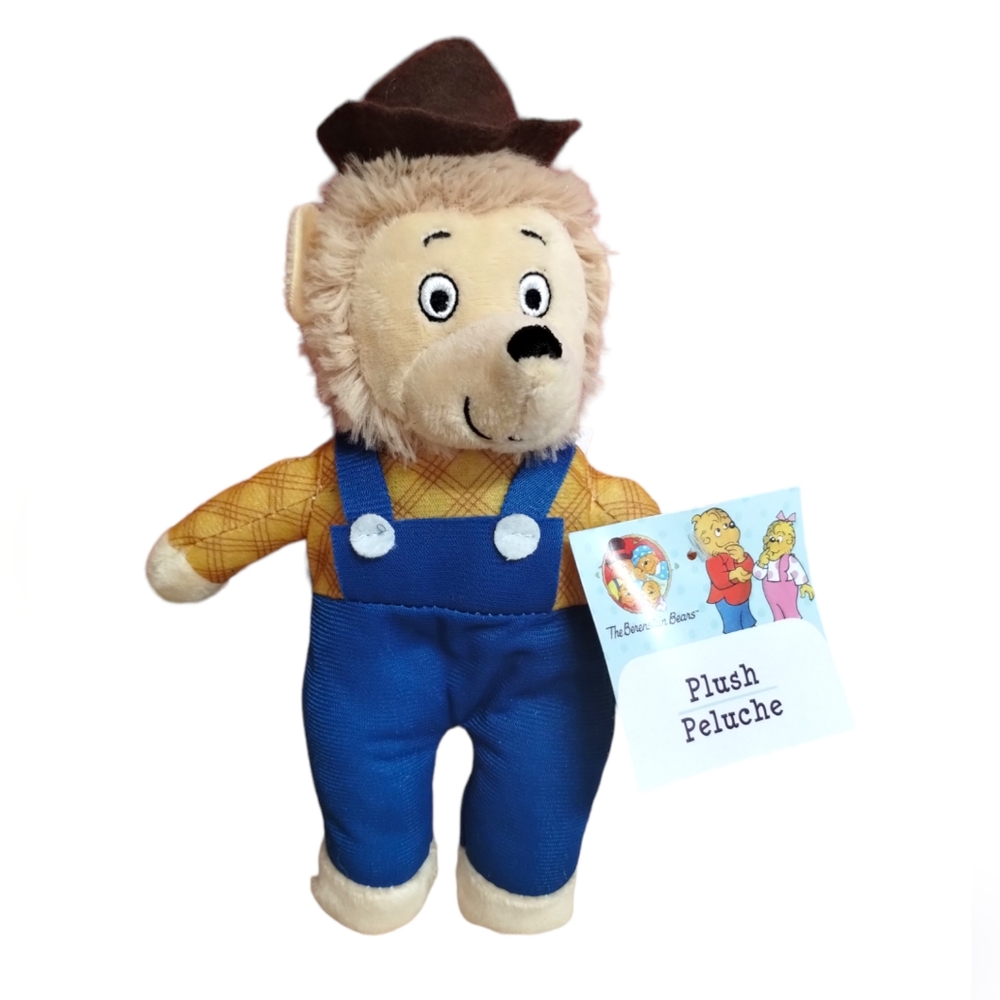 ÷PBS Kids The Berenstain Bears Teddy Bear 9in Stuffed Plush - New - Papa Bear